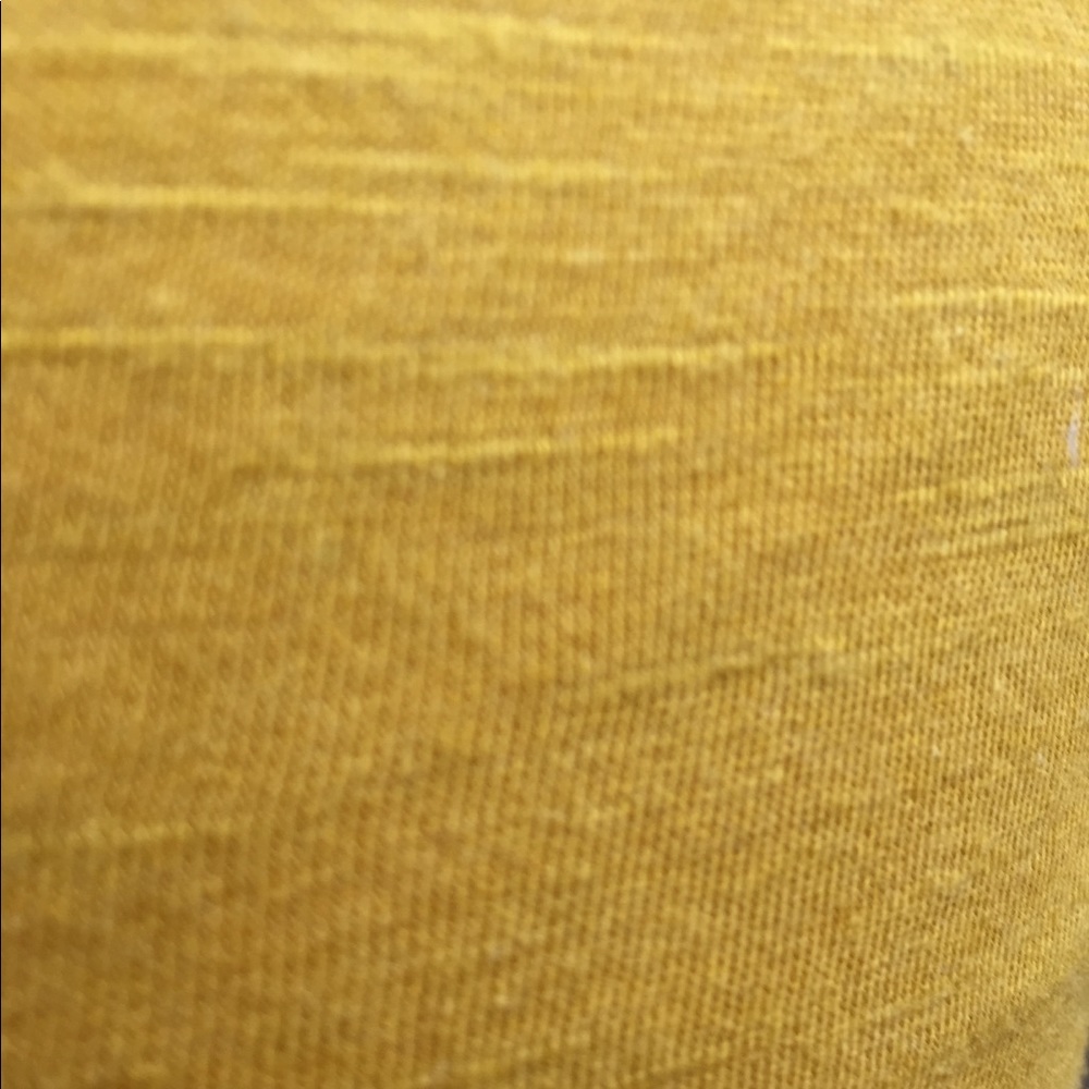 I N C international concepts mustard yellow T top - Picture 10 of 13
